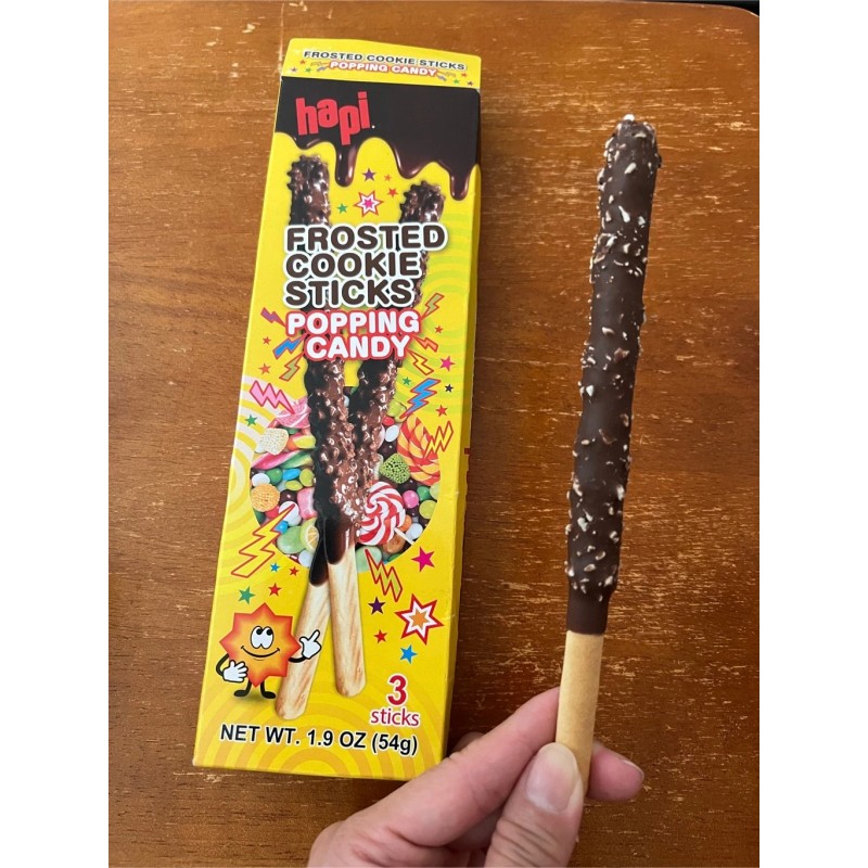 Hapi Frosted Cookie Sticks - Popping Candy 54g/3sticks