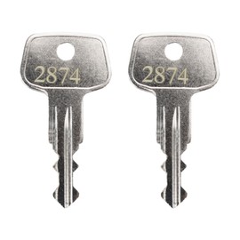 2874 XCargo Luggage Roof Key Karrite Ski Bike xcargo Carrier Skyline Sportrack XL,X-Cargo Roof Rack Key,Replacement Keys for Sears XCargo Karrite SportRack Carriers(Code 2874-2 pcs)