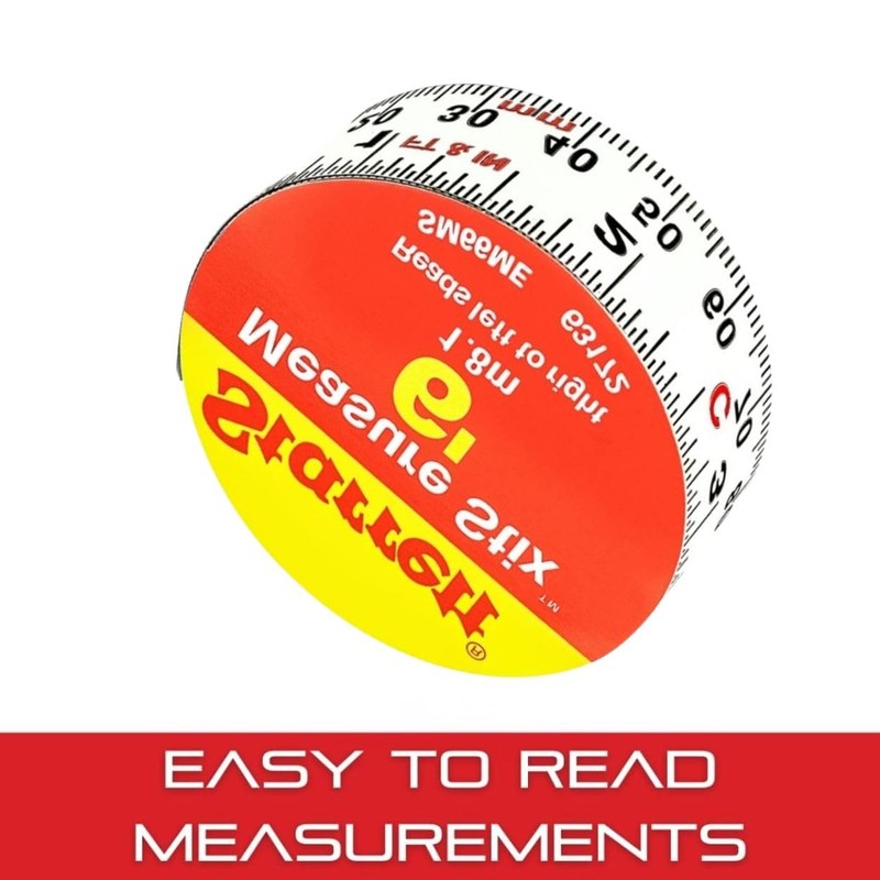 Starrett Tape Measure Stix with Adhesive Backing - Mount to