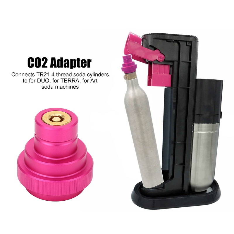 Soda Water CO2 Adapter TR21 4 Male Thread Soda Water
