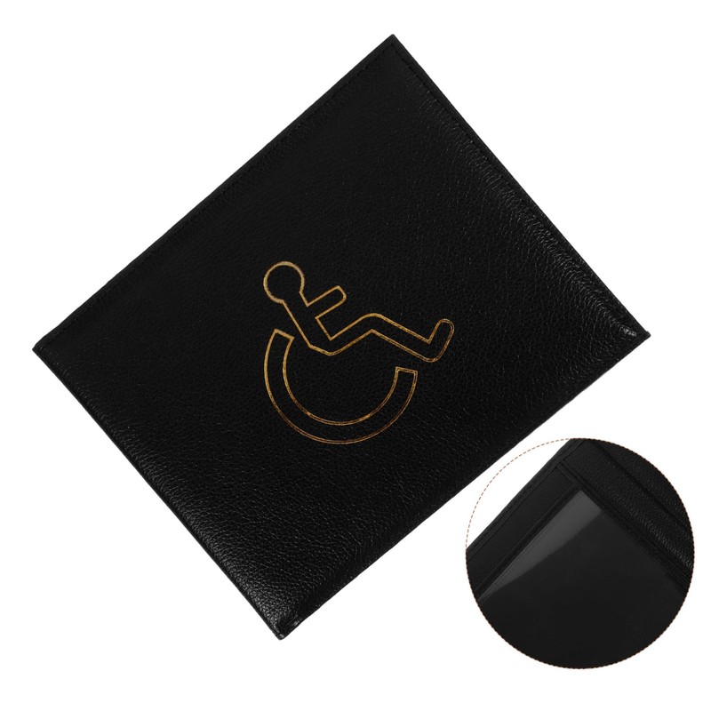 jojofuny Disabled Badge Holder Protector Sleeve Lost Cover for Id