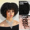 Hanne Fashion Short Curly Afro Wig With Bangs for Women