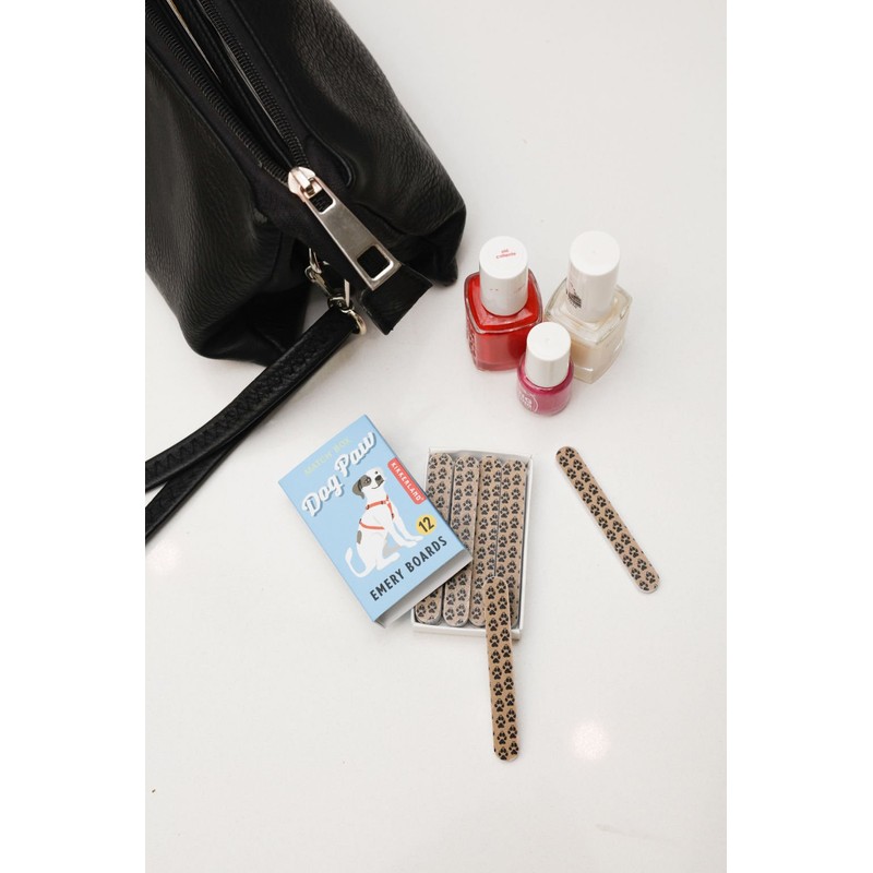 Kikkerland Dog Paw Emery Board Match Box