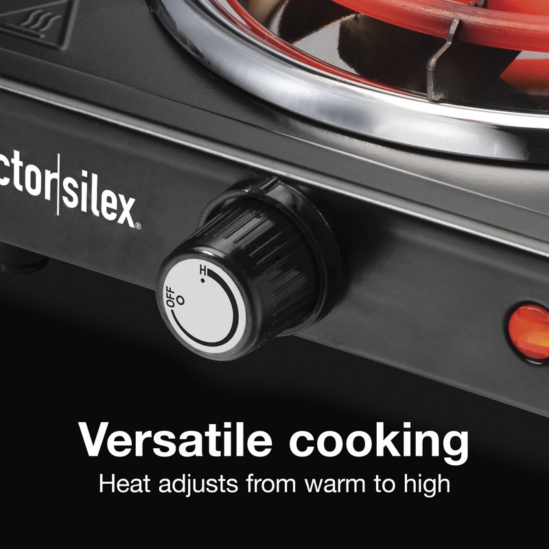 Proctor Silex Single Burner Cooktop Adjustable Temperature Portable Stainless...