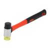 40mm Dual-Sided Rubber Mallet with Fiberglass Handle for Floor Installation