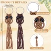 BEUNITONE 6 Sets DIY Macrame Owl Hanging kit with Step