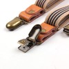 Mendence Suspenders, Women's, Men's, Button-type, Unisex, Thin, Y-Shaped, Leather, Solid,