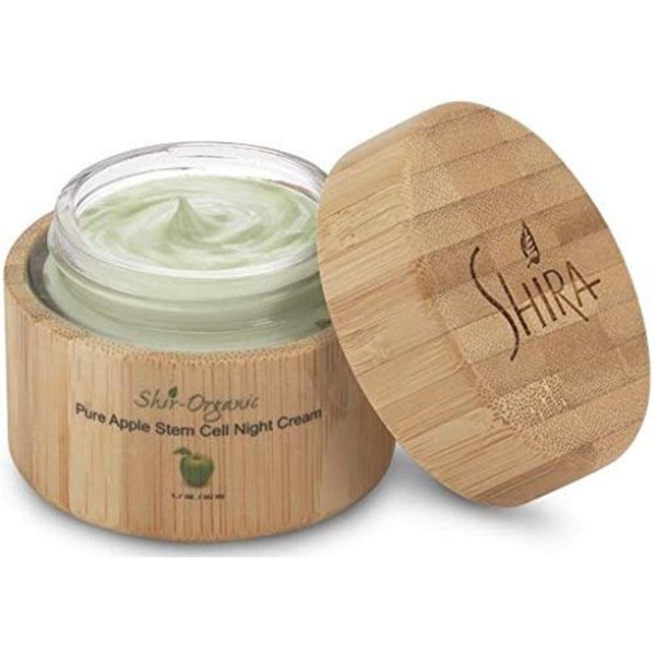 Shir-Organic Pure Apple Stem Cell Night Cream Lightweight Hyperpigmented Combination & Mature Skin Powerful Natural Source Skin Brighteners(50 ML)