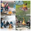Portable Fire Pit Folding Camping Fire Pit - Stainless Steel