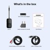 2-in-1 Bluetooth 5.2 Transmitter Receiver for TV/Airplane/Gym/Planes/Boat, Dual Link aptX