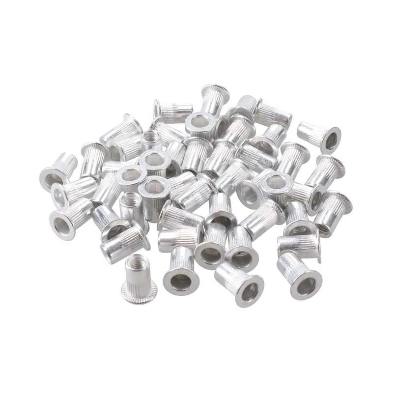 M3 M4 M5 M6 Alu Nut Serts Riveting Threaded Inserts