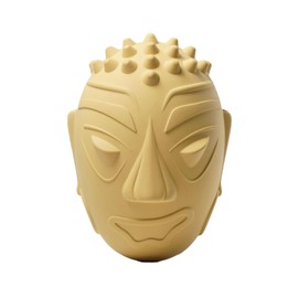 NAXING Squeaky Dog Chew Toy for Aggressive Chewers, Teeth Cleaning Dog Toy for Large Medium Breeds, Durable Rubber Dog Toy, Interactive Fetch Play for Pets, Chinese Ancient Mask