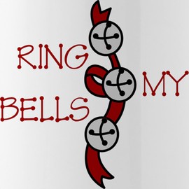 CafePress Ring My Bells Stainless Water Bottle 1 1.0L (34 oz) Stainless Steel Water Bottle