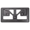 TRQ Front License Plate Bracket Black Compatible with 2017-2021 Honda