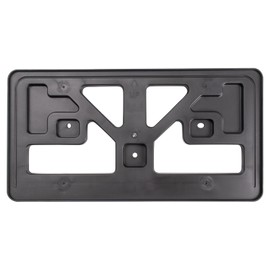 TRQ Front License Plate Bracket Black Compatible with 2017-2021 Honda Civic HO1068126