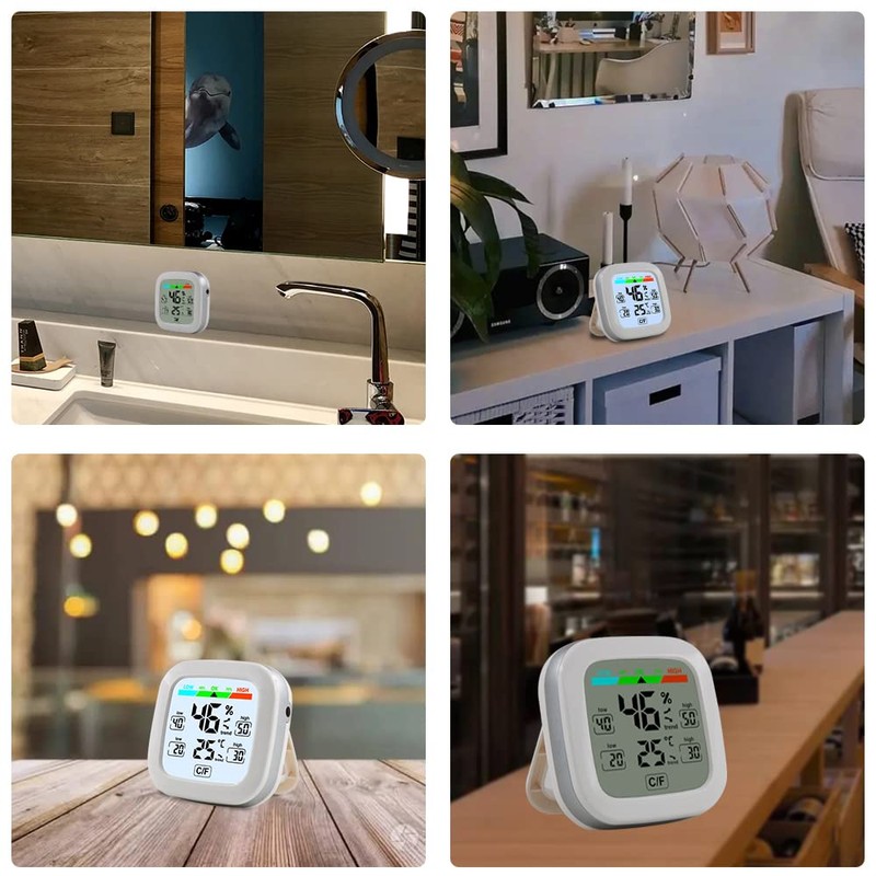 Geevorks Indoor Electronic Hygrometer & Thermometer Digital Temperature Humidity Meter