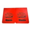 BST BSSP Universal Red Mud Flaps for Semi Trucks, 24''X30''