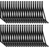 Nuogo 40 Pack Heavy Duty Shelf Brackets Bulk Metal Floating