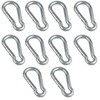 HAMBURGER TAUWERK-FABRIK EST. 1901 Pack of 10 Stainless Steel Carabiner
