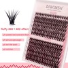 DIWINSH 240 Stück Wimpern Extension Set, 30D+40D MIX Mit Lash
