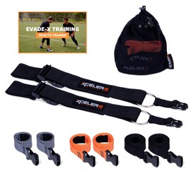 REACTIV TRAINER Evasion Belt | 1v1 Agility & Reaction Belt Coaching Equipment for Soccer, Basketball, Football, Lacrosse | Defensive Trainer & Coach Aid (Adult & Youth) | Plus Training Videos