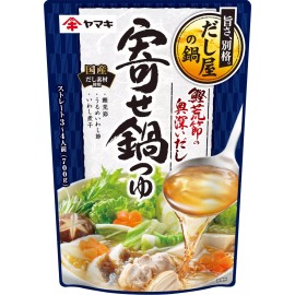 Yamaki Katsuo Arabushi Yose Nabe Tsuyu Japanese Soup Base Pot Dashiヤマキ鰹荒節だし寄せ鍋つゆ