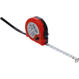 BGS Diy 2055 | Rollbandmaß | 2 m | Breite 12 mm | mit Schlaufe | Aufrollsystem, Feststeller | Maßband, Bandmaß