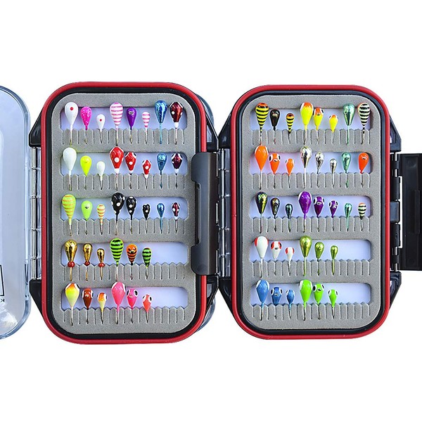 Kenders Outdoors 72 Piece Tungsten Jig Kit with Premium Double-Sided