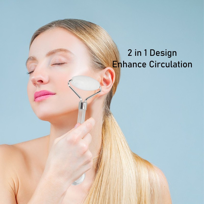 2 in 1 Face Roller Massager Face Roller Eye Ice