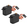 2 Pieces RC Steering Gear Servo Waterproof Digital Standard 2.2