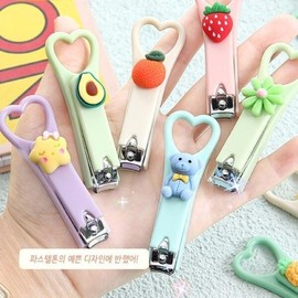 Half Club/Celler Hub / 하프클럽/셀러허브_여성트랜드패션 휴대용 손톱깍이 귀여운손톱깍이 5개세트
