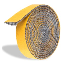 Farady Flat Gasket Tape for Stoves and Fireplaces, Heat-Resistant Fiberglass Self Adhesive Wood Stove Replacement Gasket Fireplace Tape Seal 1/8" Thick (3/8" Wide - 118" Length)