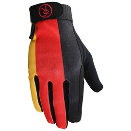 Riders Trend Women 10060112 Every Day Equestrian/Horse Riding Riding Gloves - Germany Flag, Small