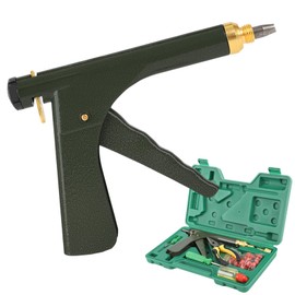 Tire Repair Kit With Plugs Mushroom Tire Plug Kit Tire Patch Kit Heavy Duty Professional Tubeless Tire Gun Puncture Kit for Tyre Punctures and Flats on Cars Motorcycles Trucks and Tractors (Green)