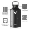 Termo Vaso-botella Acero Inoxidablecon Fría/caliente 64 Oz