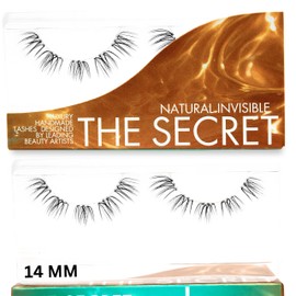 GAZELLE Luxury The Secret 14mm Natural Eyelash Clusters – Soft Korean Silk PBT, Wispy & Lightweight – 10 Day Wear – Handmade, Vegan, Cruelty-Free – Women Owned – 10 Lashes