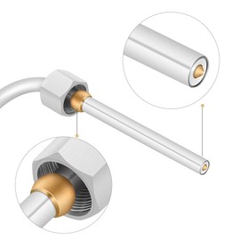 EGT Thermocouple K Type for Exhaust Gas Temperature Probe Sensors with Exposed Tip & 1/8" NPT Thread Connector 1 Meter Length