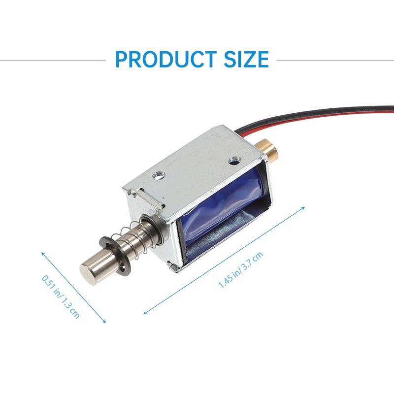 3pcs Push-Pull Electromagnet 12v Solenoid Micro Magnets Solenoid Electromagnet Actuator
