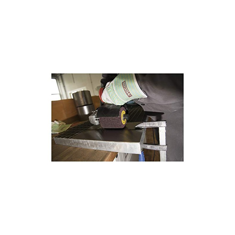 Klingspor 258897"NFW 600 S" Extra Fine Abrasive Mop Wheel, Brown,