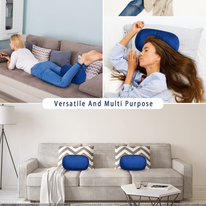 Focustree Squish Bean Bed Microbead Pillow Bolster Tube Body Pillow