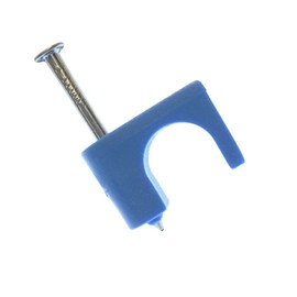 Gardner Bender PTP-100 Low-Voltage Data Staple, 1/4 in., CAT3, CAT5, RJ-11, RJ-12 & RJ-45, Blue