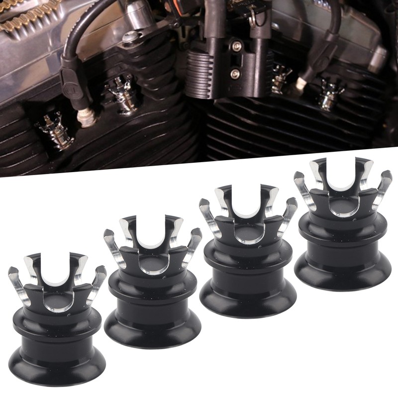 4pcs Engine Screw Cap Covers Crown Styling Fit for XL883/Big