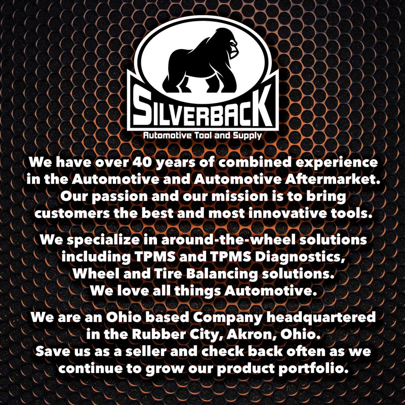 Silverback Automotive One-Direct TPMS Programmable Sensor Set of 4. Multi-Frequency