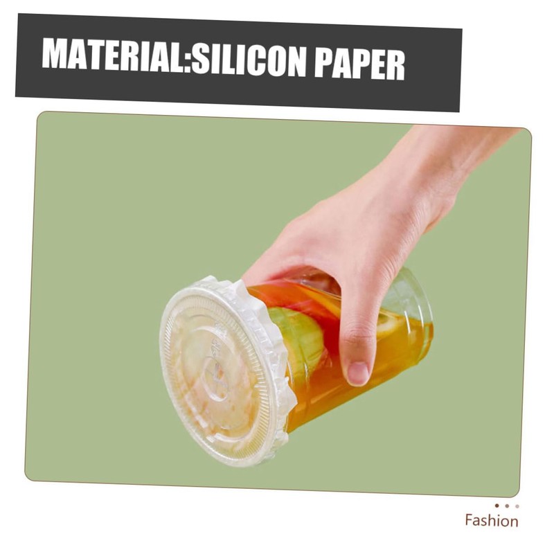 MAGICLULU 500pcs Leak-proof Cup Caps For Takeout Paper Cup Covers