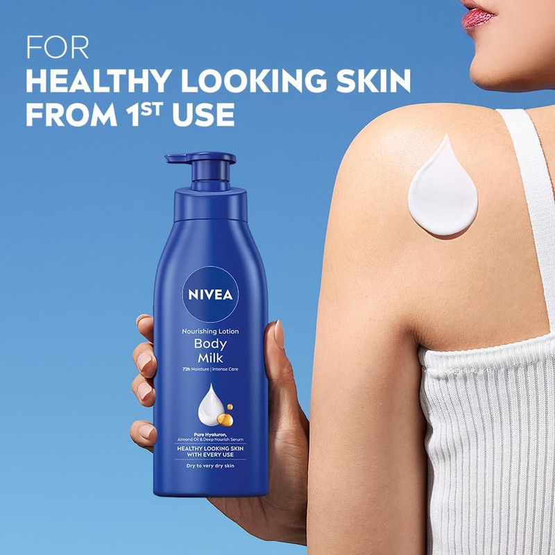 Nivea Nourishing Lotion Body Milk Richly Caring For Very Dry
