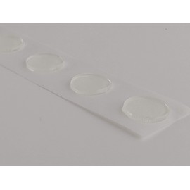 Pressure Sensitive Dot Glue Roll - Super High Tack 1000 Dots Per Roll, 5/16" high, Removable Dashes