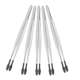 Baluue 3sets Stamp Collector Tweezers Stainless Steel Tweezers Set Multi-functional Craft 5pcs*3