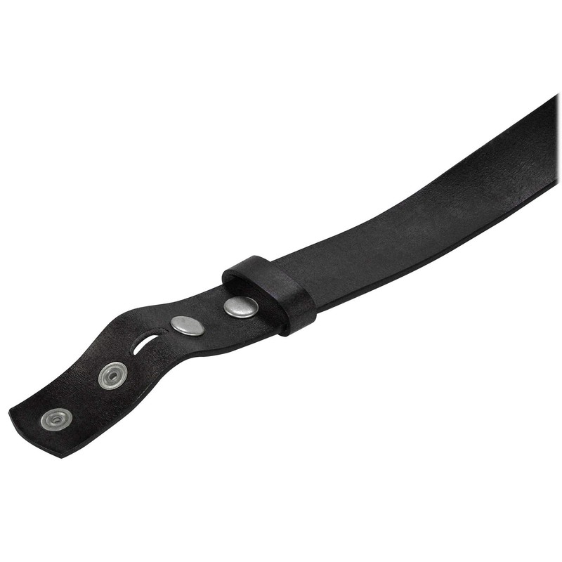 HC Women's Men's Premium Buffalo Leather Belt with Press Stud,