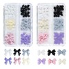 HappyHome Nail Parts, Ribbon, 3D Nail Parts, Large, 60 Pieces,
