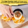 Eggssentials Egg Poacher Insert Stainless Steel Poached Egg Cooker Eggs